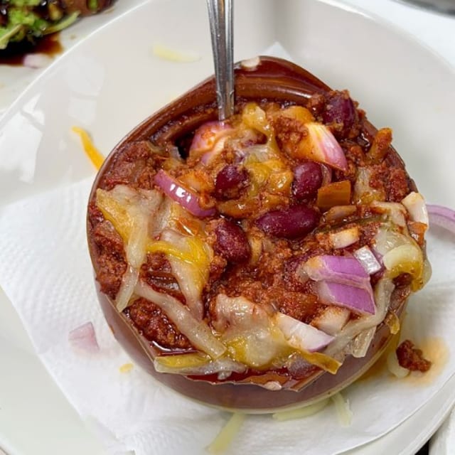 Crock of Chili.